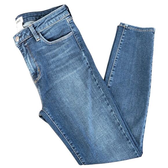 L'AGENCE Margot Dark Vintage Skinny High Rise Super Stretch Jeans Womens 27 - Picture 3 of 13